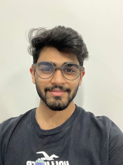 Apoorv wearing Even Realities G1 smart glasses