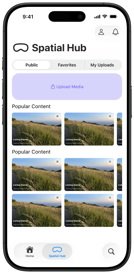 SiteLens — Home Screen
